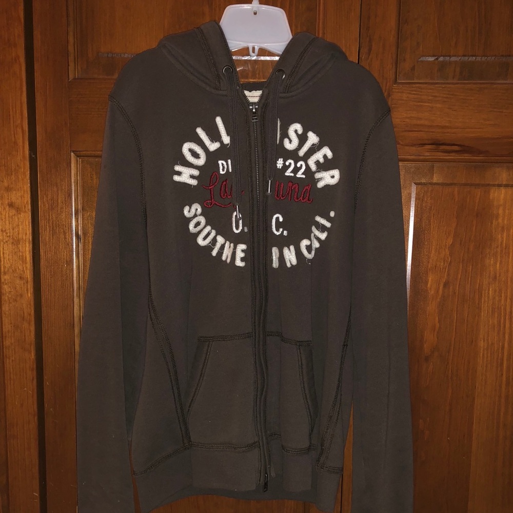 Hollister size Medium zip up